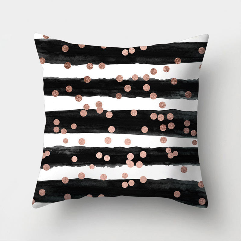 Leather Velvet Pillowcase Sofa Cushion Cover - Luxury Textured Throw Pillow for Home