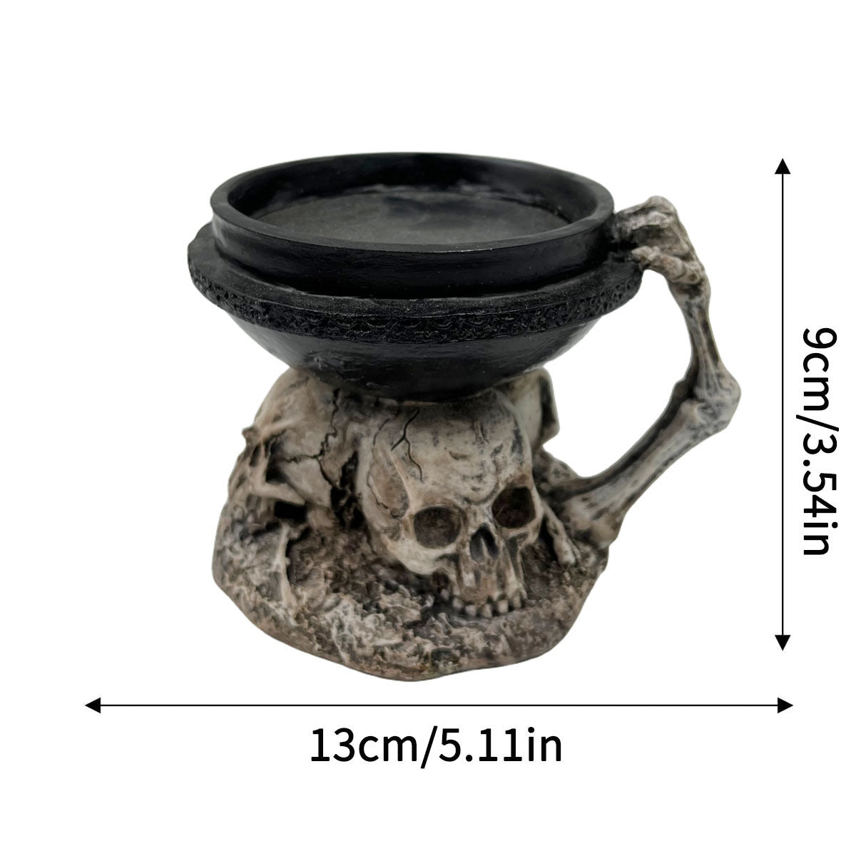 Skull Resin Candlestick Party Home Decoration