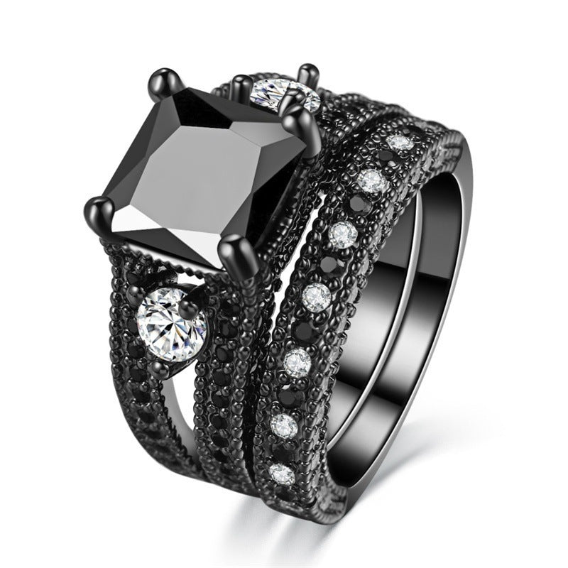 Stainless Steel Dragon Pattern Ring - Bold Statement Ring