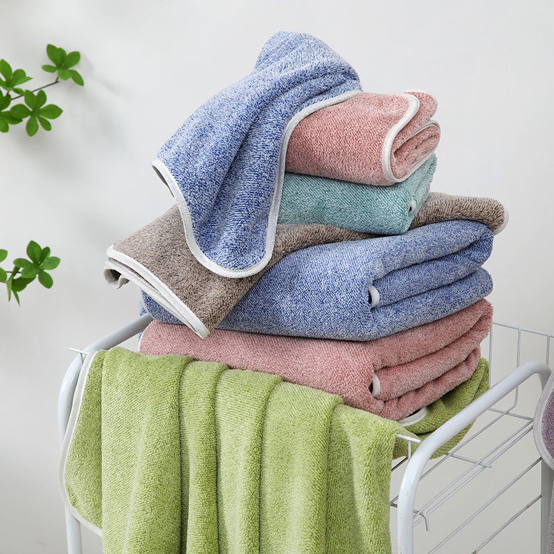 Luxury Coral Fleece Bath Towel - Ultra-Soft Absorbent