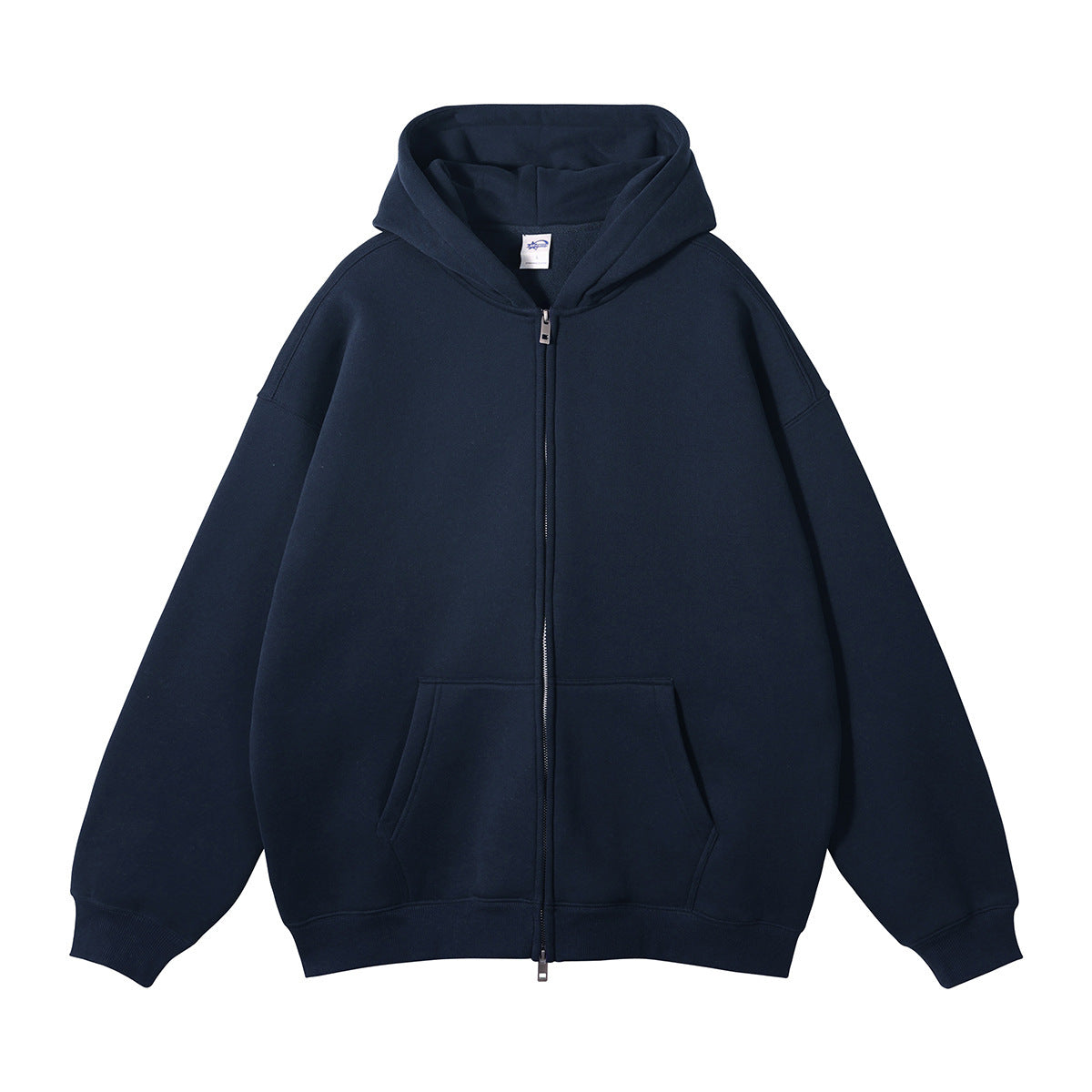 Men's Premium Zippered Hoodie - Comfortable Full-Zip Sweatshirt with Adjustable Hood