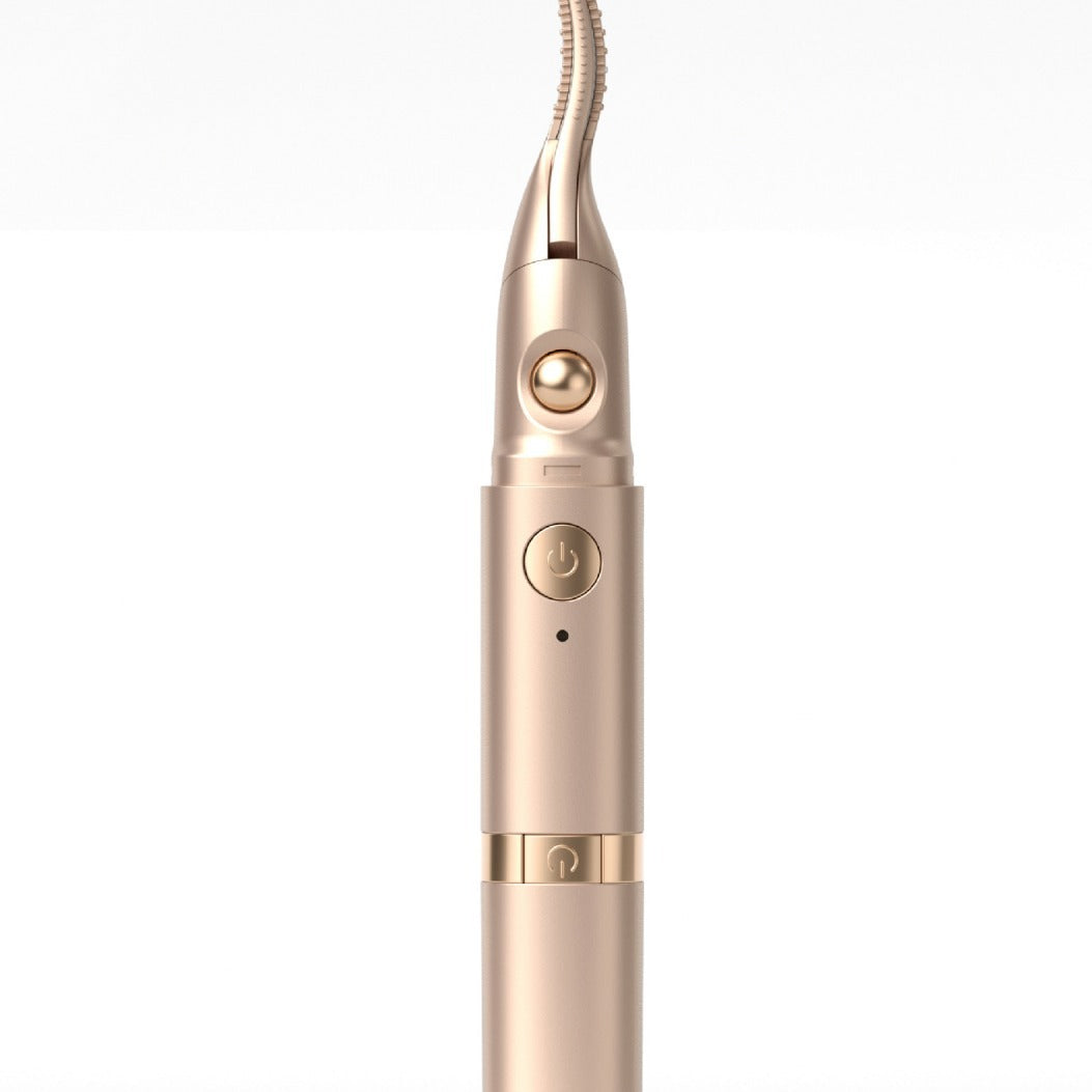 Rechargeable Electric Eyelash Curler with Heating - Professional Beauty Tool