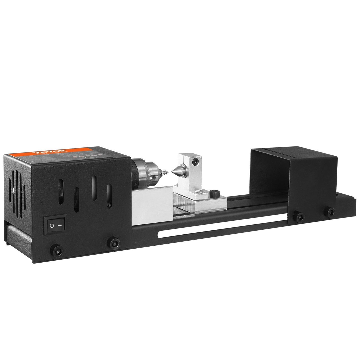 Mini Lathe Machine, 2.76 In X 6.3 In, 24VDC 96W Mini Wood Lathe Tools Milling Machine Accessories,