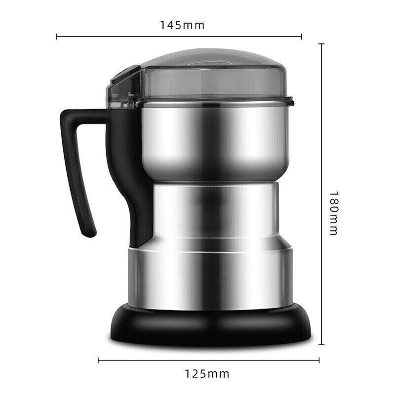 300W Electric Coffee Grinder - Powerful Bean, Nut & Spice Grinding Machine