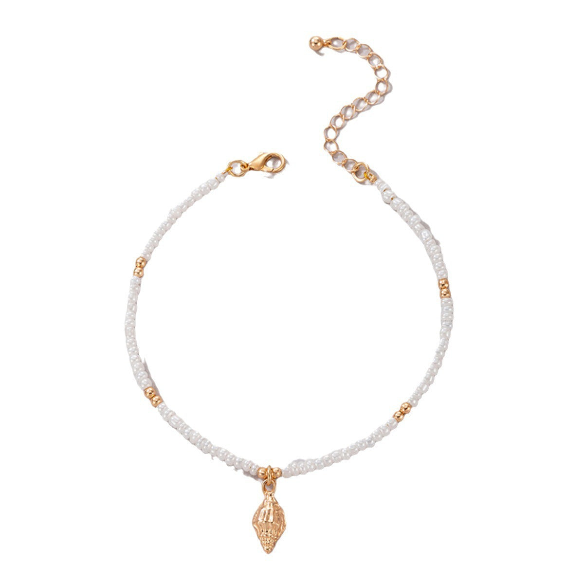 Beach Vacation Shell Anklet - Bohemian Style Seashell Ankle Bracelet