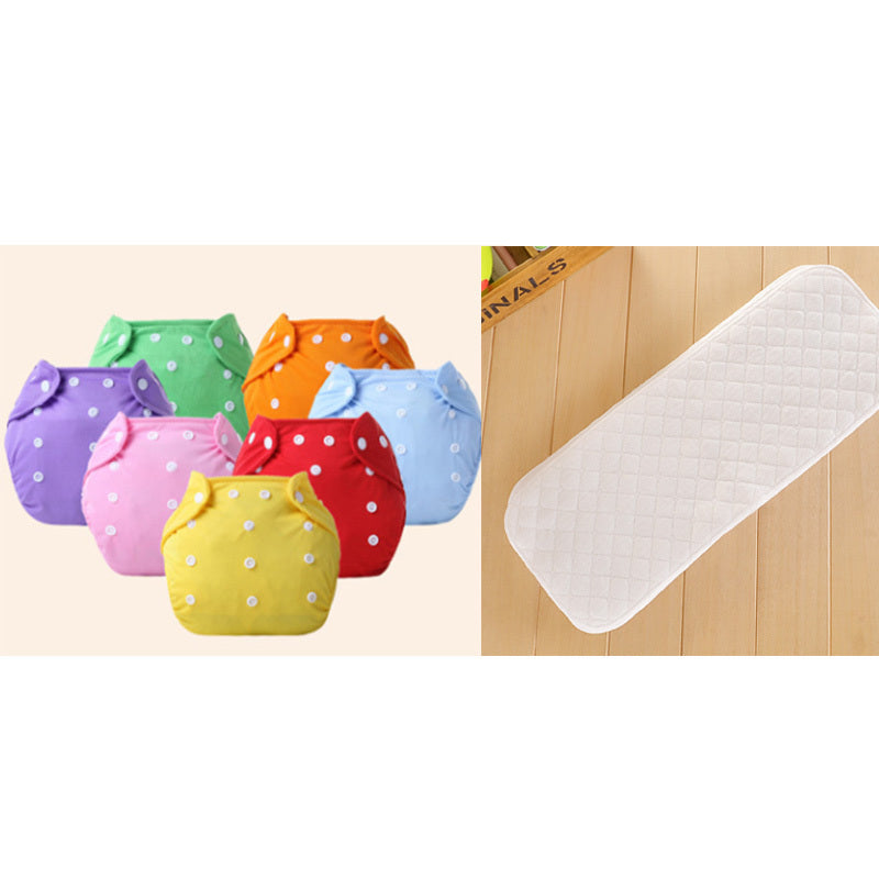 Adjustable Washable Diaper Pants - Reusable Waterproof Baby Cloth Diapers