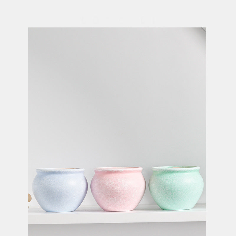 Premium Creative Ceramic Flower Pot - Modern Home Decoration Gardening Planter