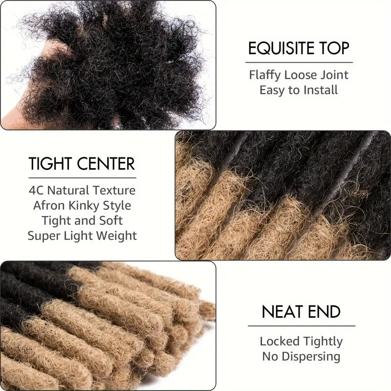Human Hair, 0.4cm And 0.6cm Thick, Pre-colored, Handmade, Unisex, Dyeable, Bleached, Curled And Twisted.