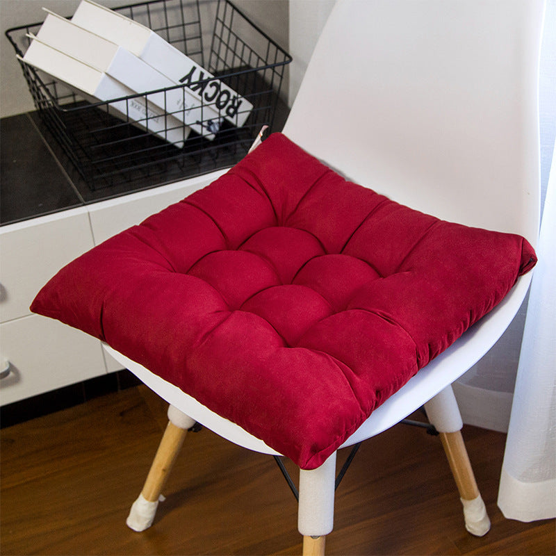 Solid Color Padded Cushion Chair Cushion Office Chair Cushion