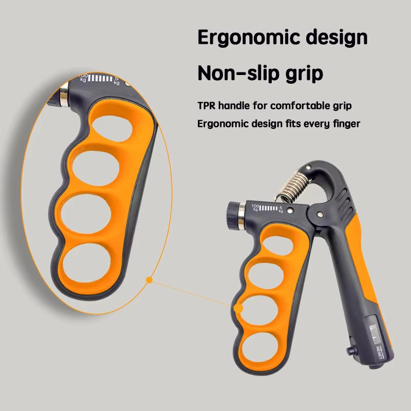 Adjustable Hand Grip Strengthener - 5-100kg Resistance Trainer