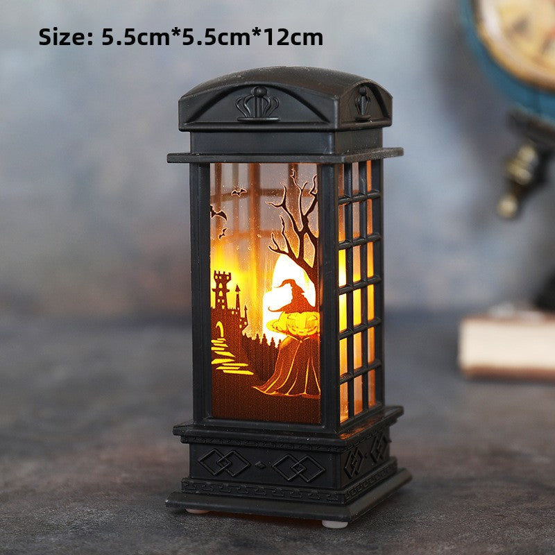 Halloween Simulation Flame Lanterns - Pumpkin Design