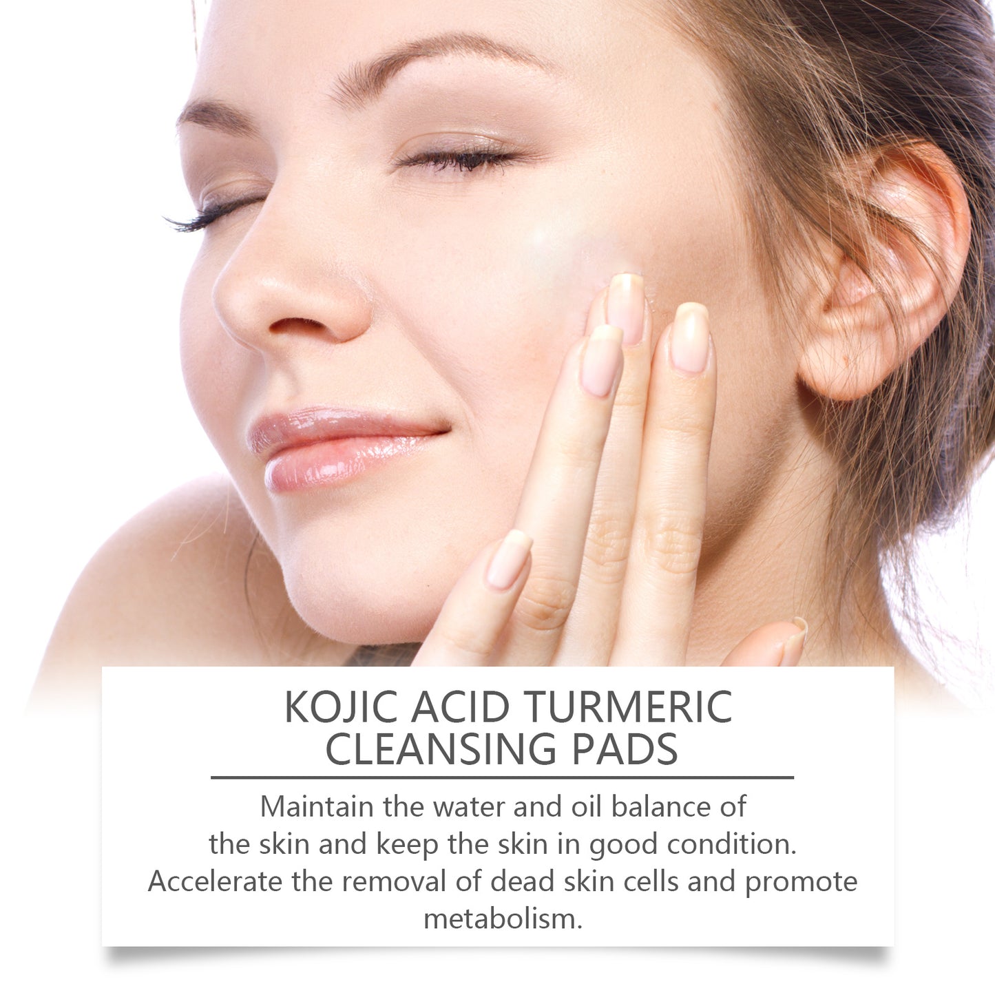 Turmeric Acid Cleansing Pad Gentle Cleansing Skin Care To Reduce Acne Face Brightening Delicate Pores