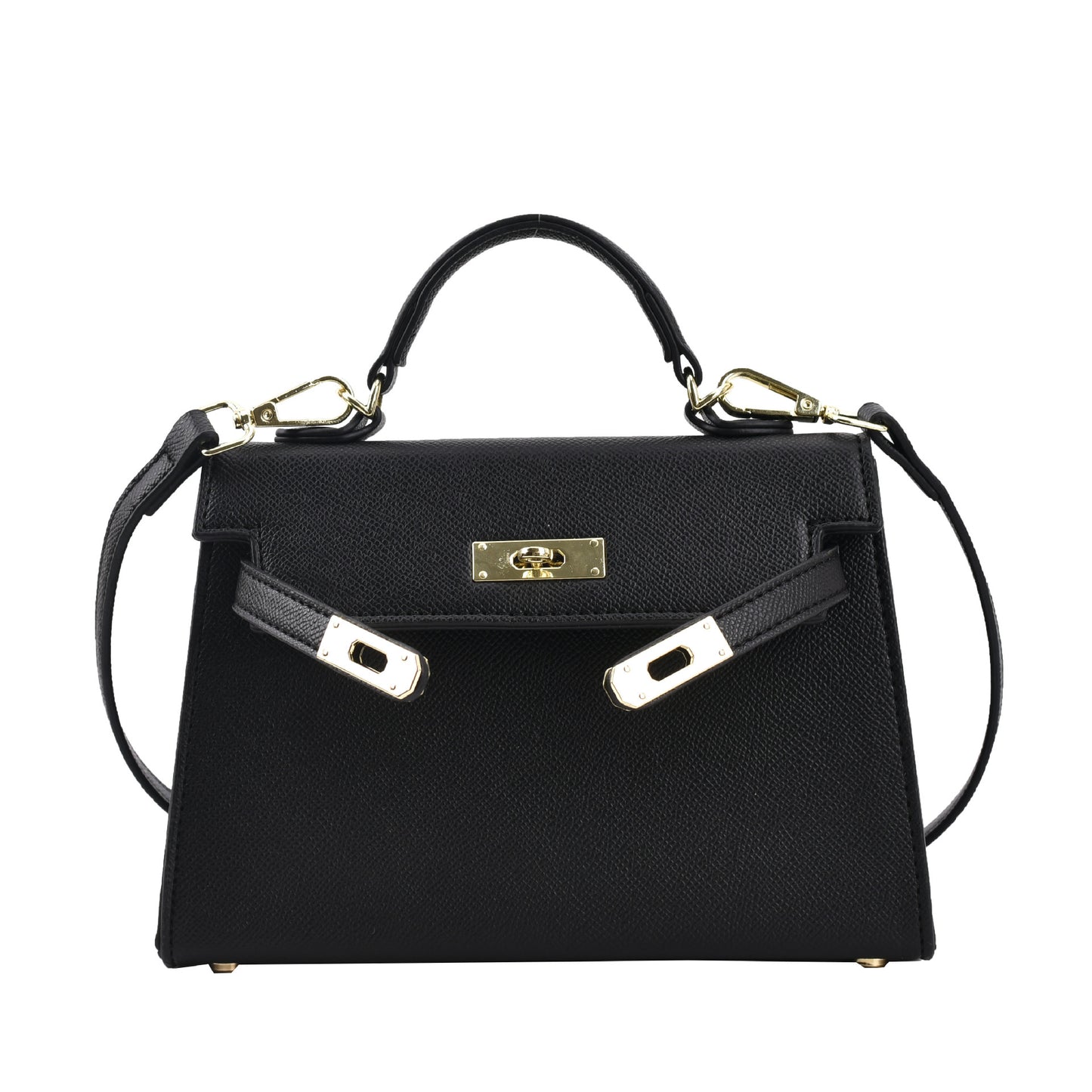 Women's Square Shoulder Bag - Classic PU Leather Handbag