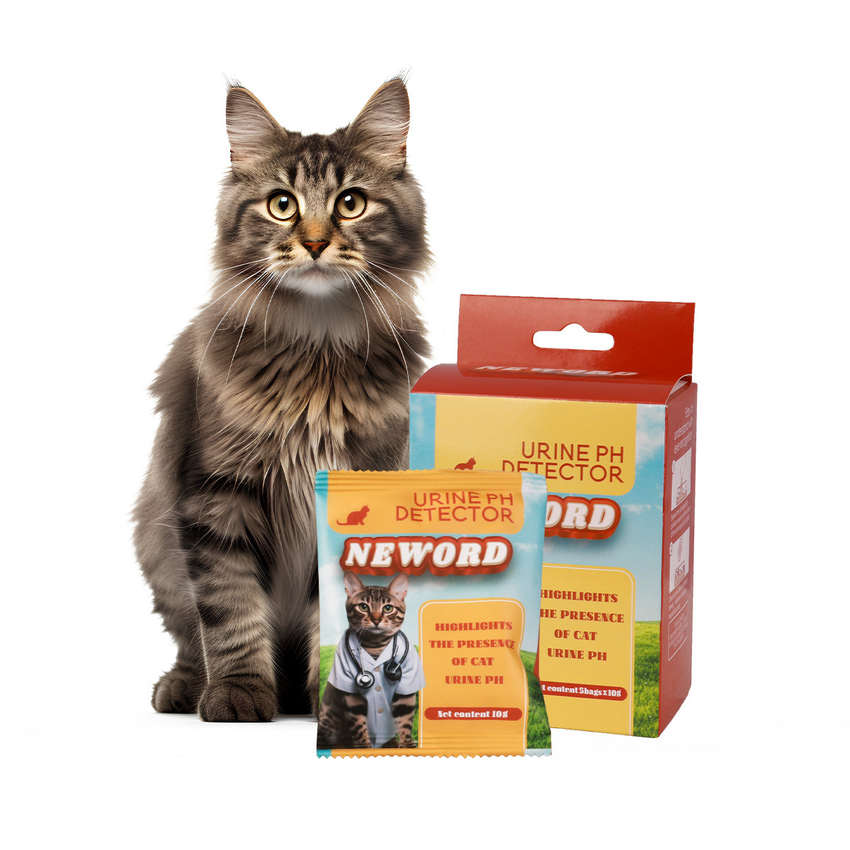 Cat Litter Self Checking Particles - Health Monitoring Color-Changing Litter for Cats