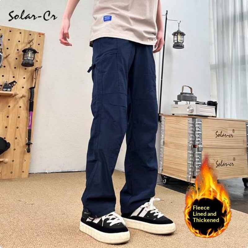 Thickened Warm Men's Windproof And Waterproof Cotton Pants