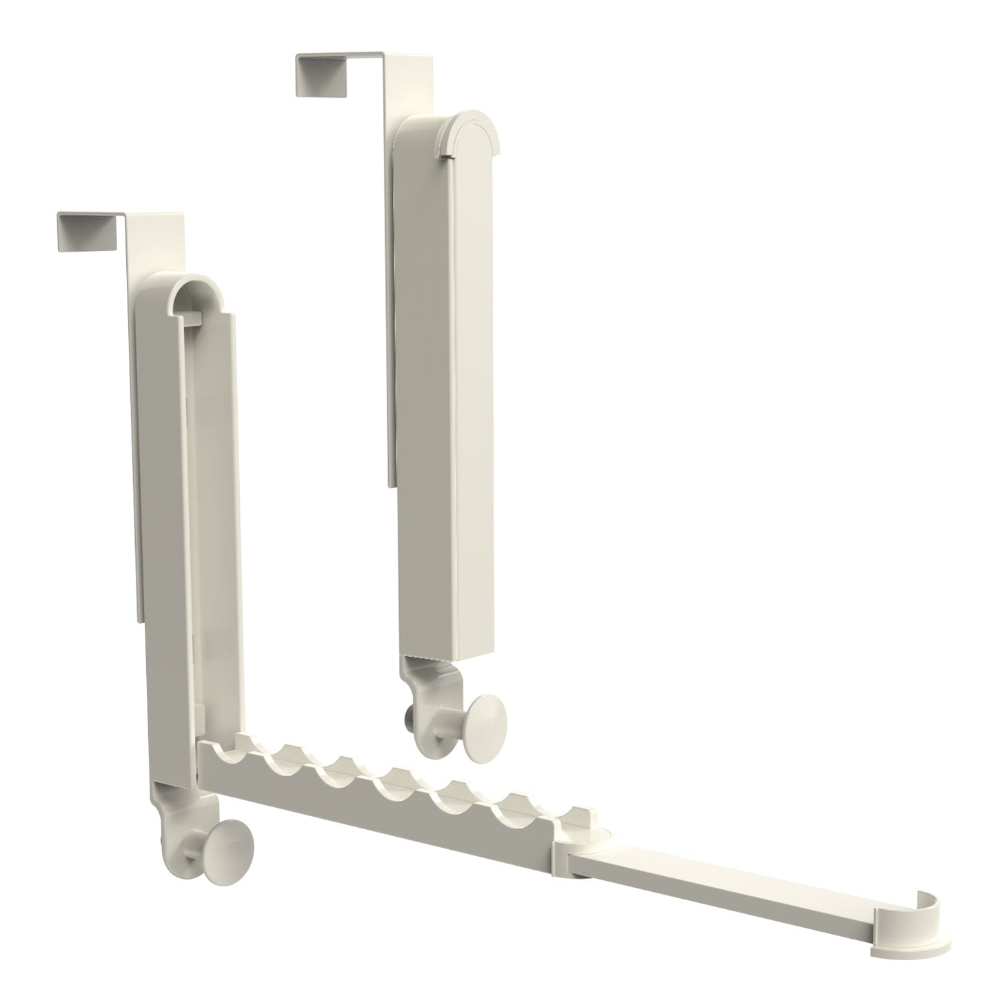 2Pcs Over The Door Hanger Hooks For Clothes Foldable Clothes Drying Rack For Laundry Coats Towels Portable Clothing Hanger Hook For 1.81In Thickness Door Maximum