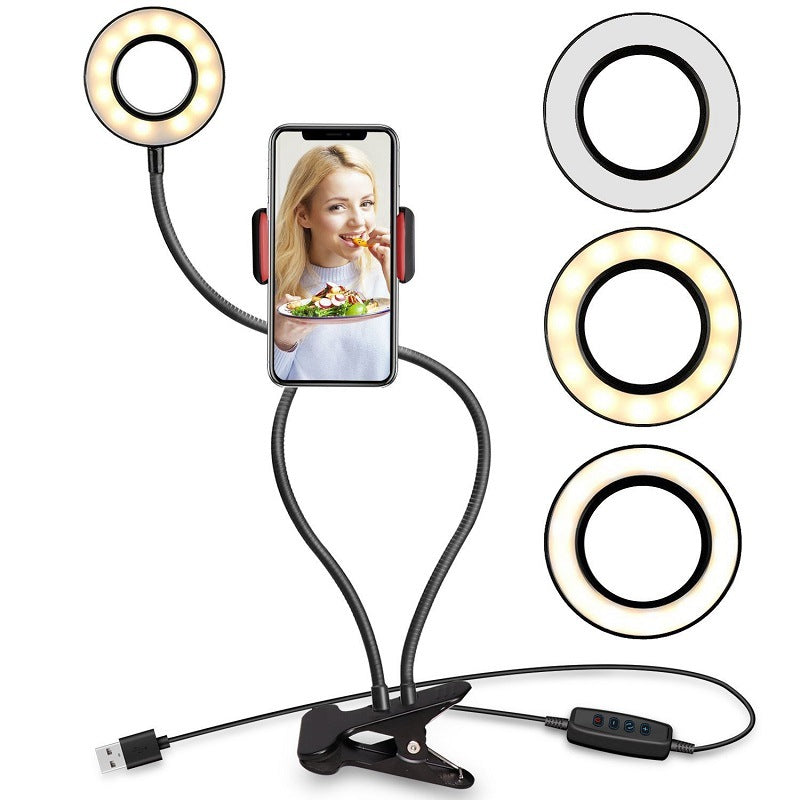 Professional LED Ring Light Stand - 70cm Adjustable Streaming Setup