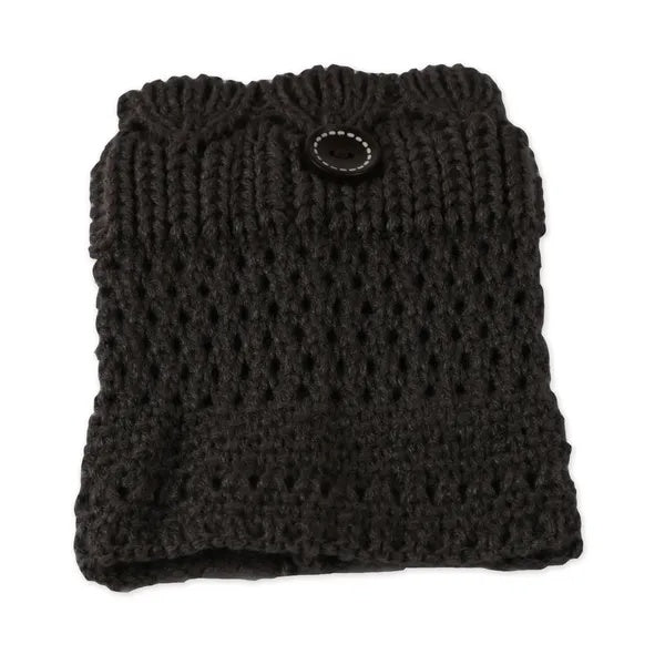 Women's Crochet Knit Leg Warmers - Winter Fashion Accessory