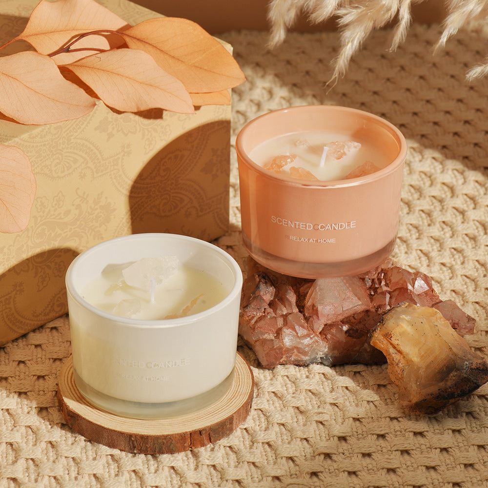 Premium Bedroom Scented Candles - Blue Misty Morning Aromatherapy