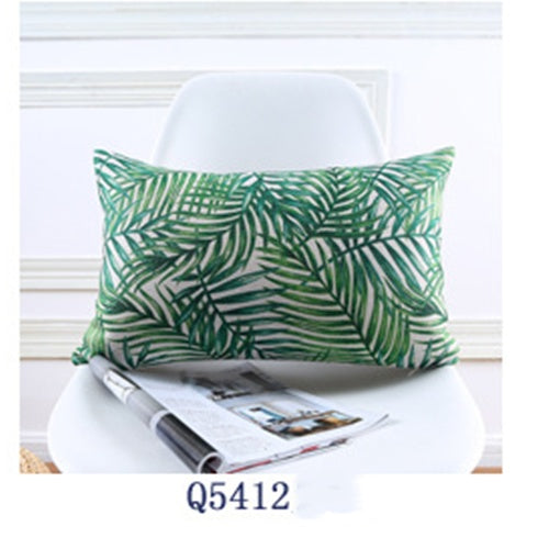 Tropical rain forest sofa pillow cushion