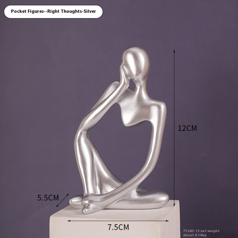 Premium Mini Abstract Home Ornament - Modern Entrance Decoration