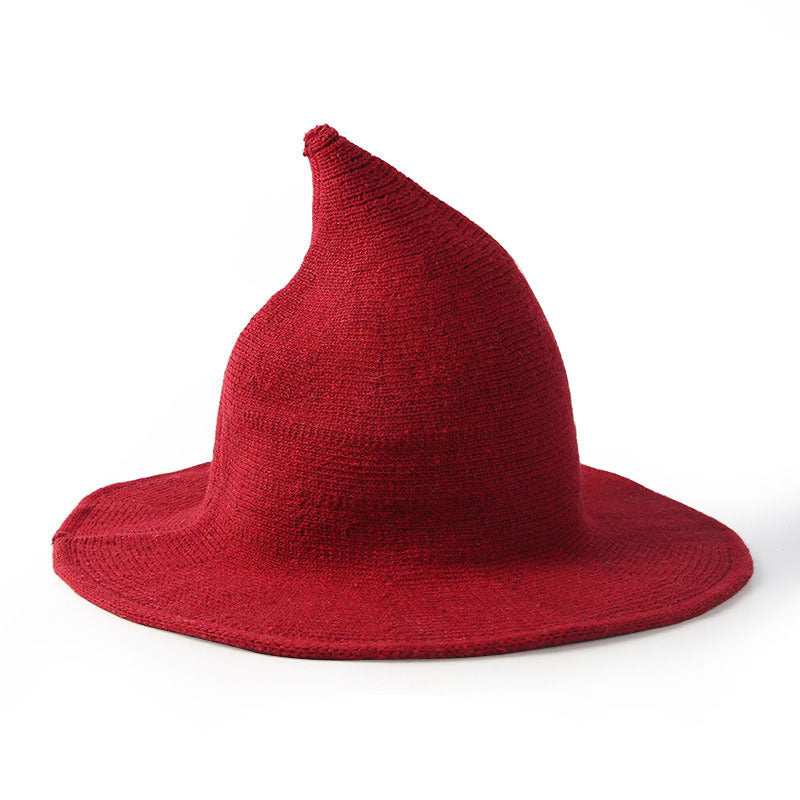 Halloween Wool Wizard Hat - European American Style Costume Accessory