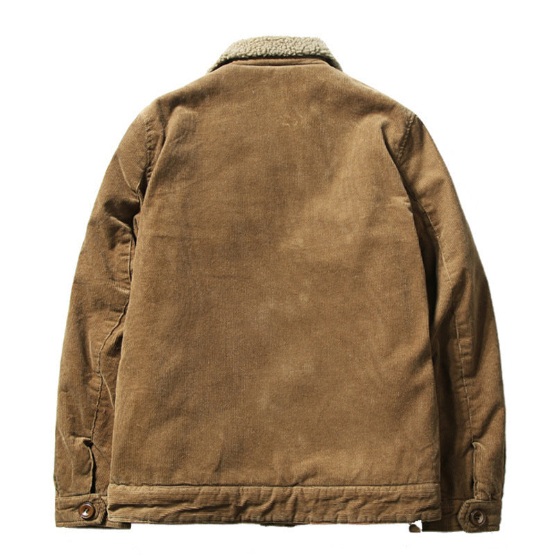 Men's Stand Collar Casual Warm Cotton Coat - Winter Comfort Jacket