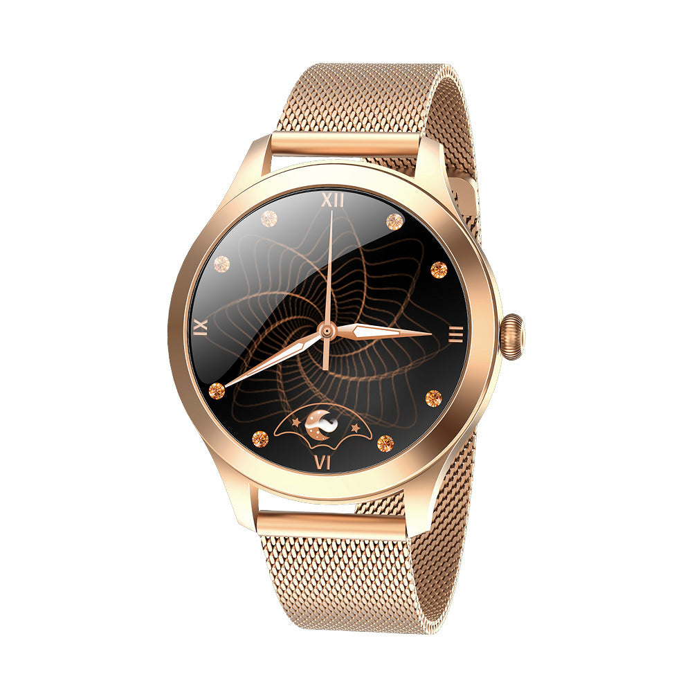Chivo KW10 Pro Women's Smartwatch - Elegant Fitness Tracker with Steel Strap & Health Monitoring