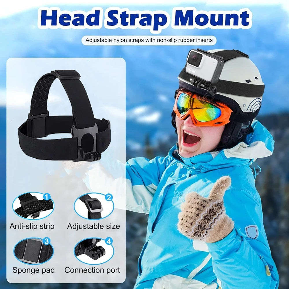 Action Camera Chest Mount - Sports Recording Harness Set