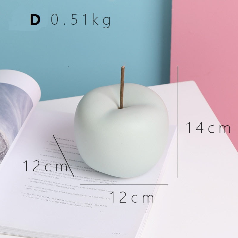 Premium Nordic Town Apple Series - Christmas Ceramic Home Decoration