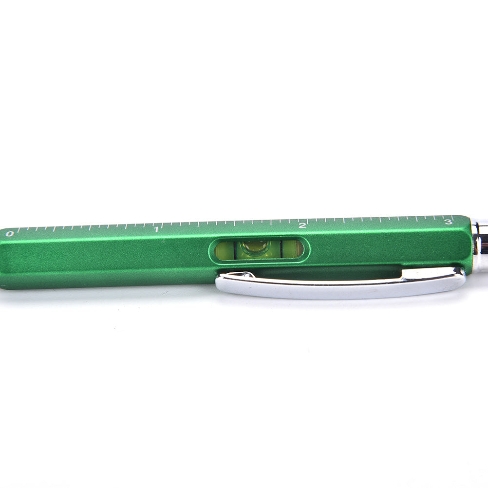 6-in-1 Multifunctional Stylus Pen - Touch Screen Pen with Ruler, Screwdriver & Spirit Level