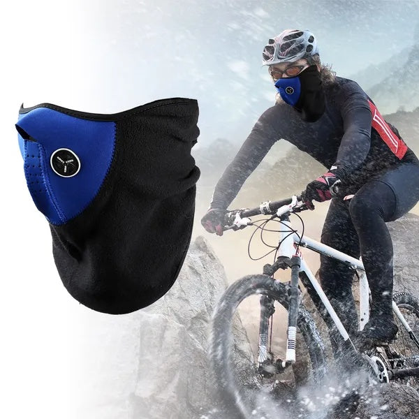 Half Face Mask - Breathable Windproof Neck Warmer for Bike & Motorcycle