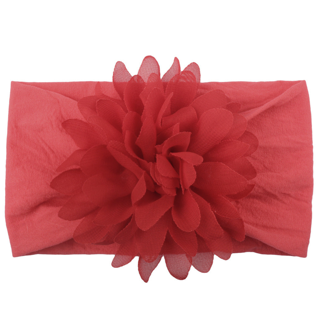 Chiffon Flower Baby Headband - Cute Princess Hair Accessories for Infant Girls