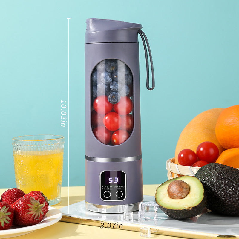 Portable USB Rechargeable Mini Juicer - 380ml Personal Blender