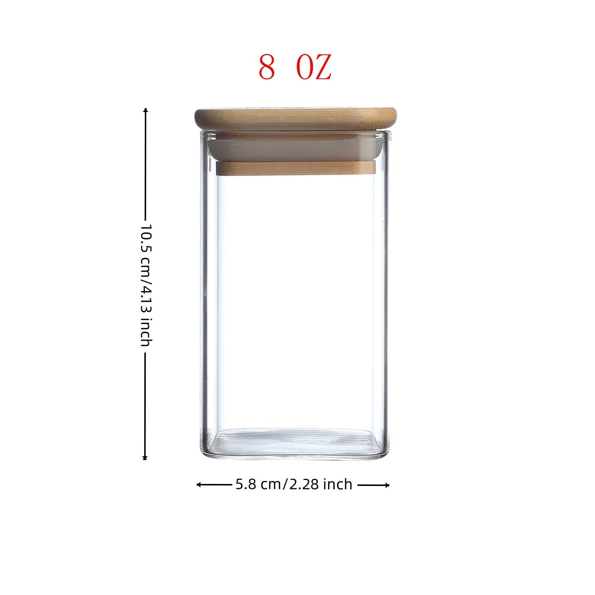 Square Spice Jars Set - 12 Piece with 72 Labels for Coffee, Tea & Kitchen Seasonings