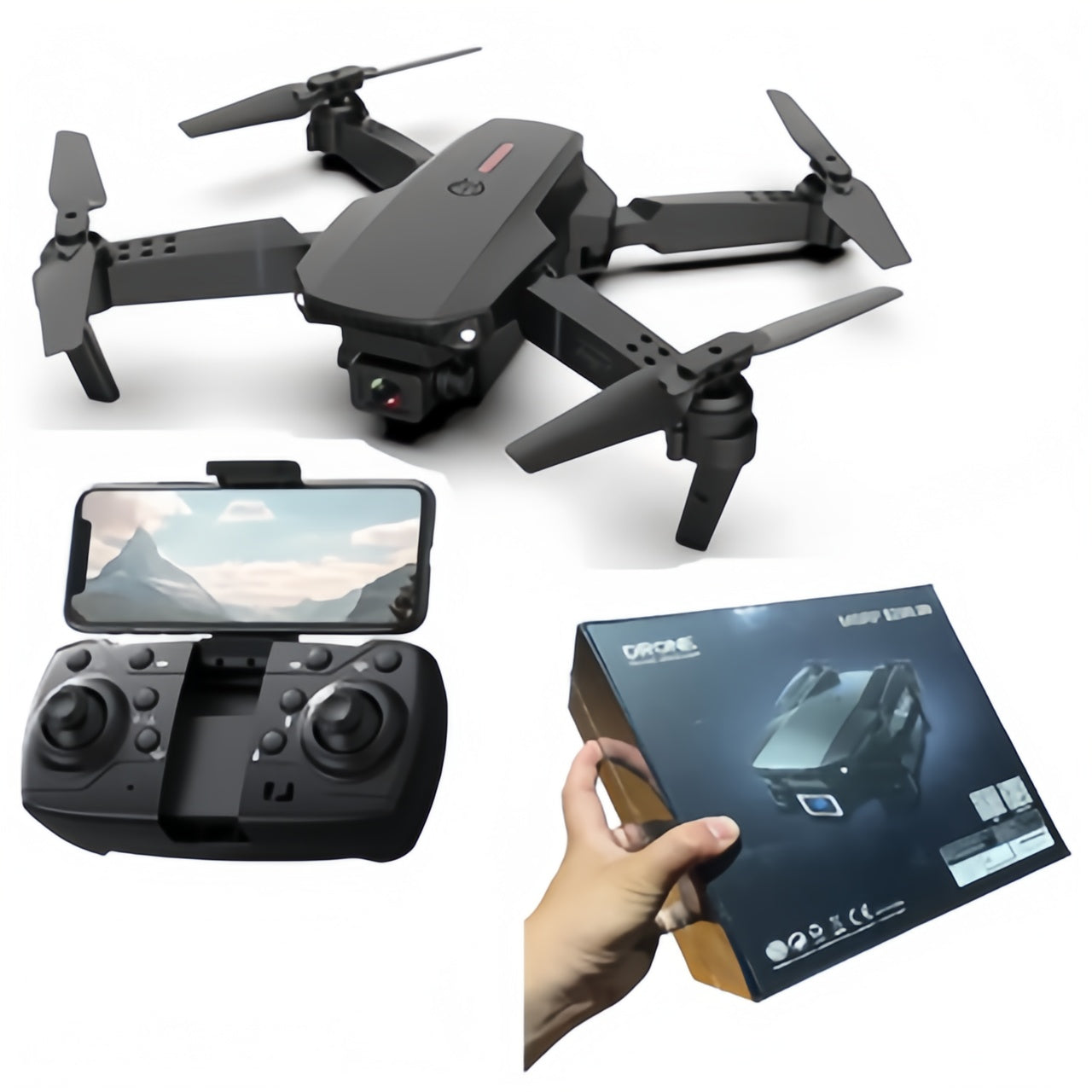 FJE88 Mini Drone - Compact RC Quadcopter with Altitude Hold & Easy Controls
