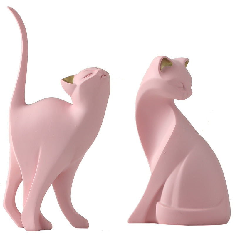 Premium Creative Cat Home Decoration Ornaments - Adorable Feline Ceramic Collection