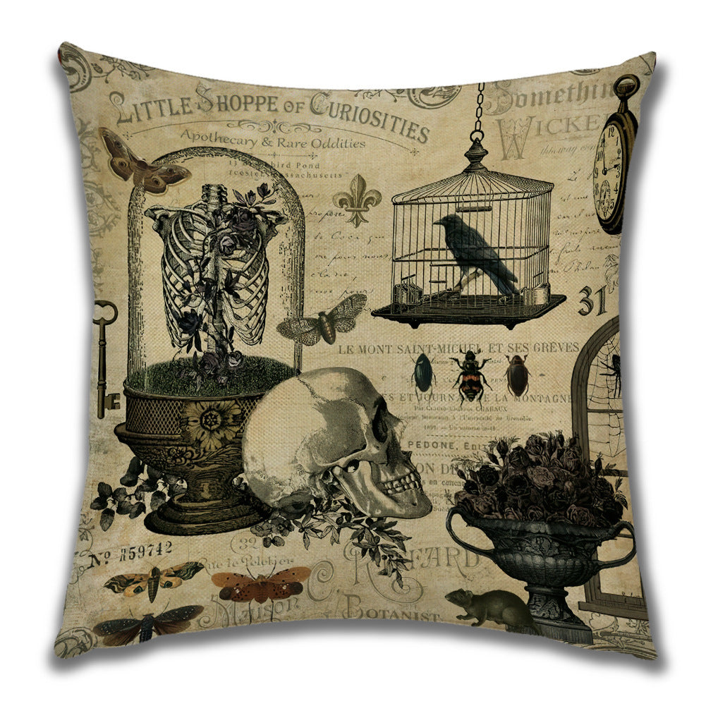 Cartoon Pumpkin Castle Sofa Cushion Cushion Pillowcase