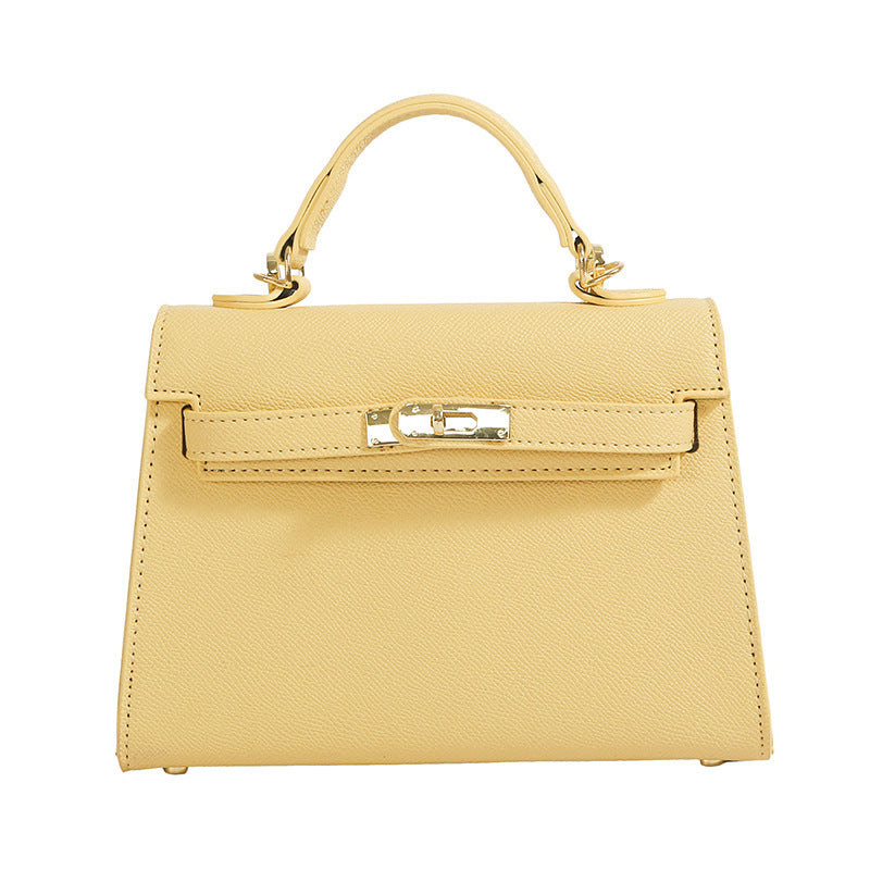 Women's Square Shoulder Bag - Classic PU Leather Handbag