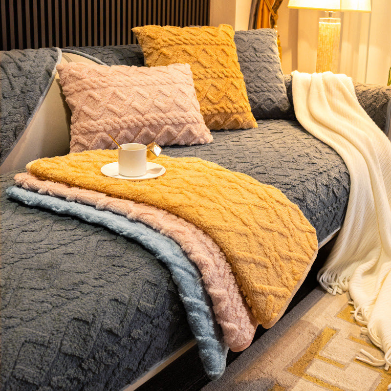 Modern Simple Sofa Cushion Non-slip Cushion Winter