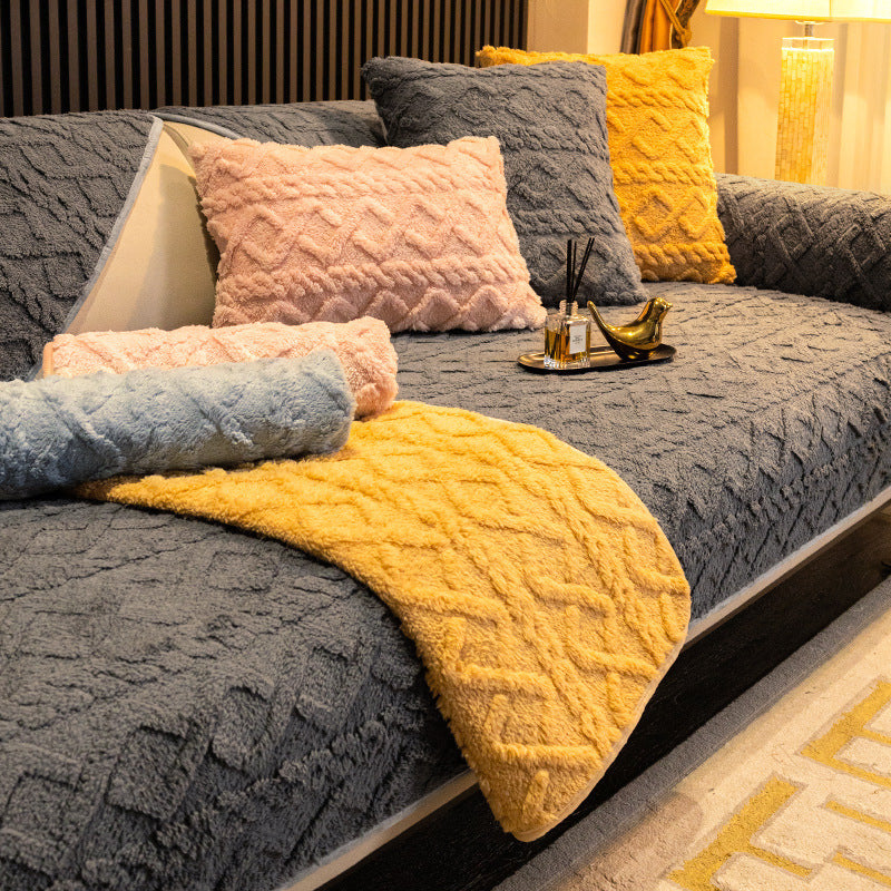 Modern Simple Sofa Cushion Non-slip Cushion Winter