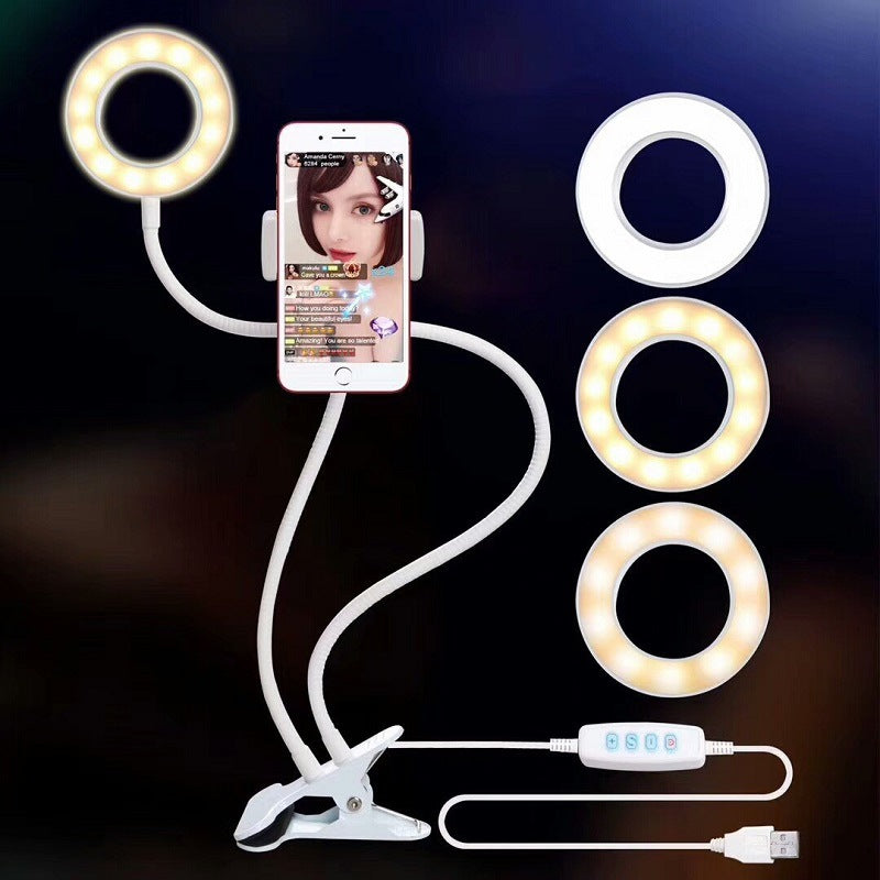 Professional LED Ring Light Stand - 70cm Adjustable Streaming Setup