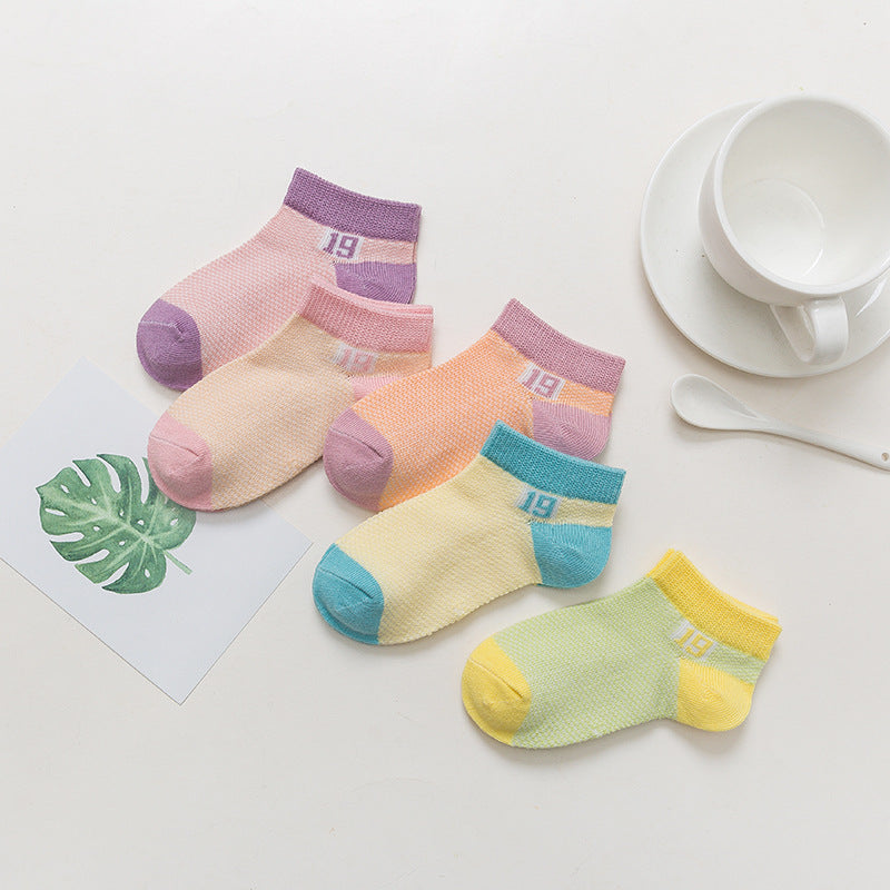 Cotton Baby Socks - Breathable Soft Socks for Boys & Girls