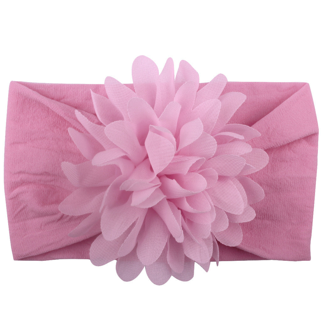 Chiffon Flower Baby Headband - Cute Princess Hair Accessories for Infant Girls