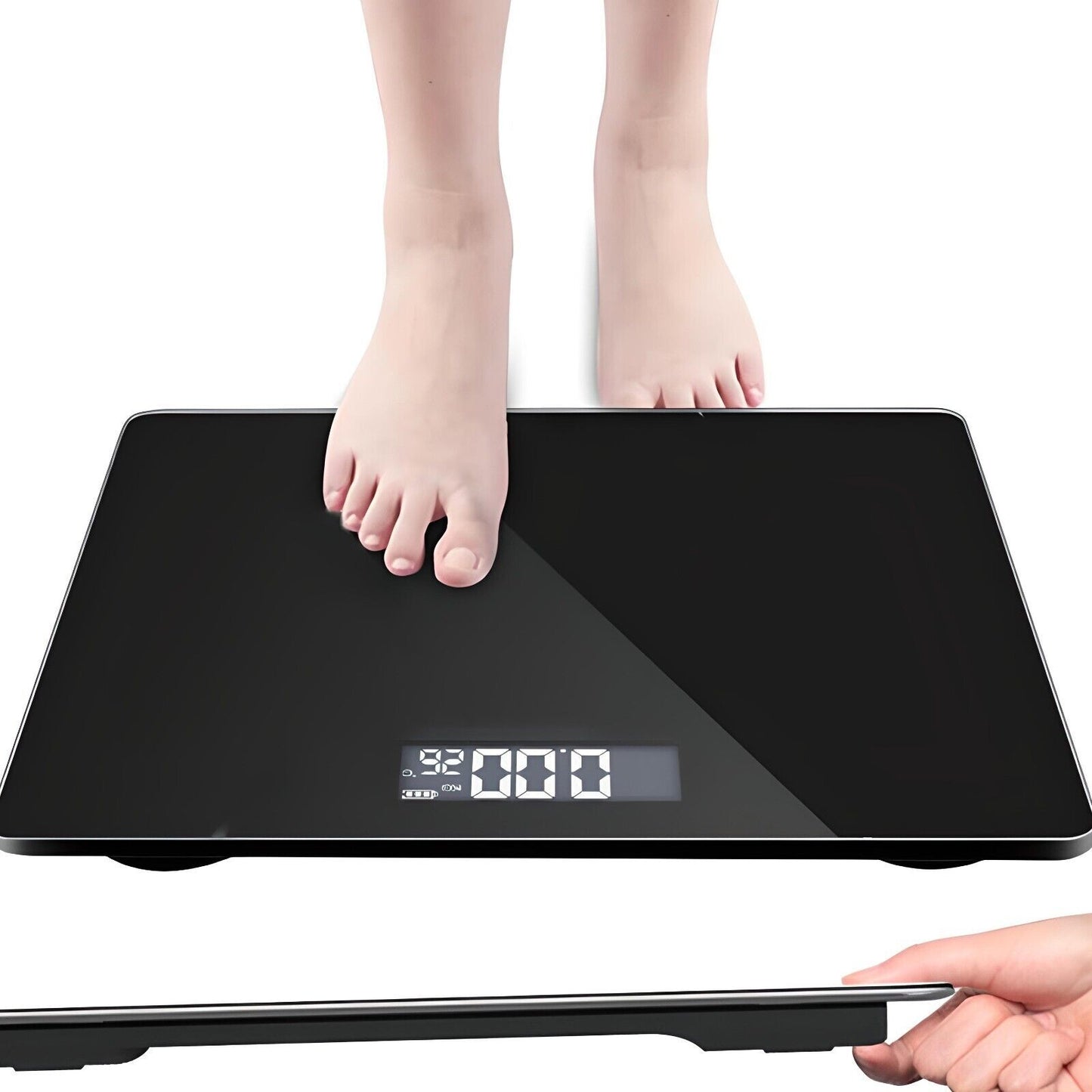 Digital Passenger Scale - High Precision 180kg Step-On Technology