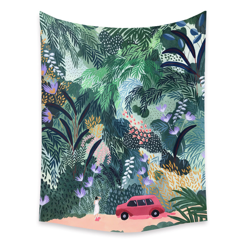 Bedroom Wall Decor Background Fabric Tapestry - Large Decorative Wall Hanging for Home