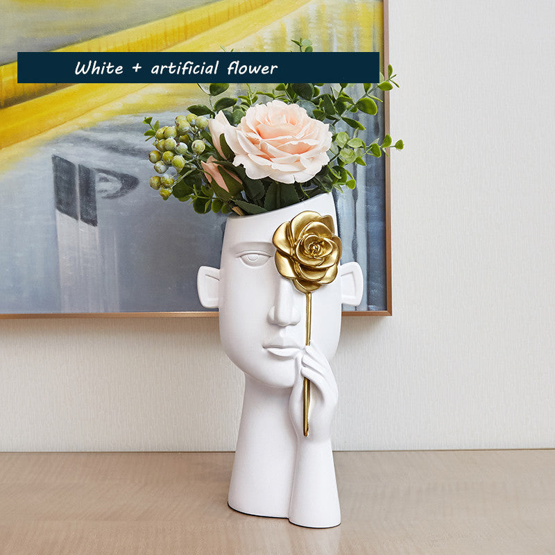Premium Art Light Luxury Vase - Modern Home Decoration Centerpiece