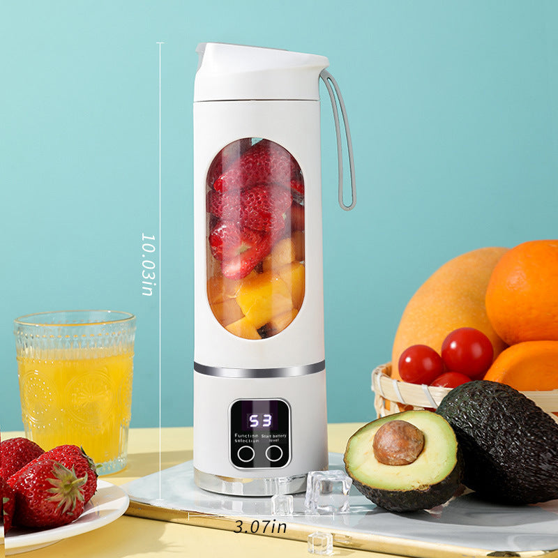 Portable USB Rechargeable Mini Juicer - 380ml Personal Blender