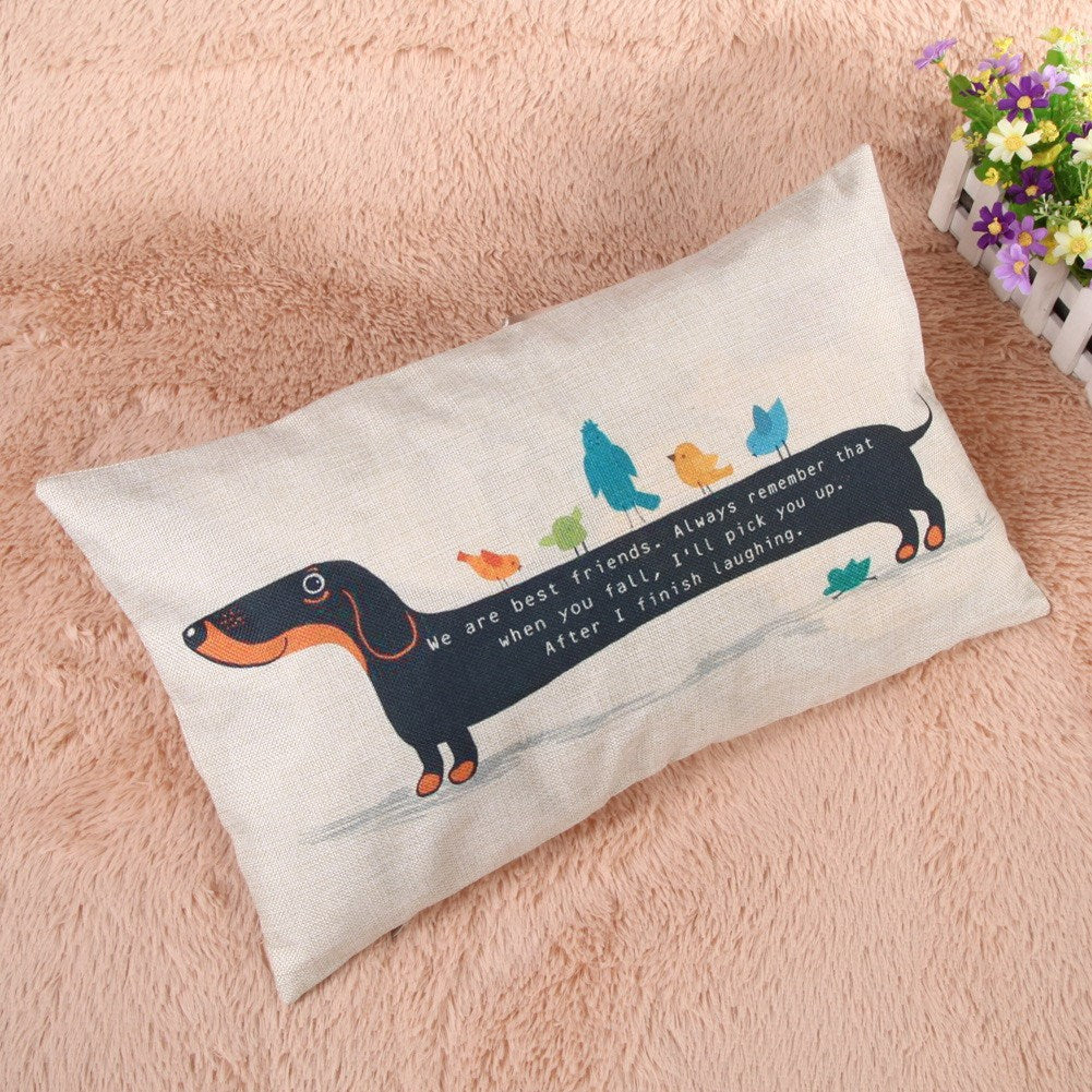 Linen cotton linen pillowcase cushion cover