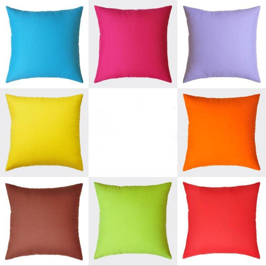 Solid Color Cushion Sofa Pillow White Blue Gray Coffee Color Purple Red Cushion Cover Waist Pillow